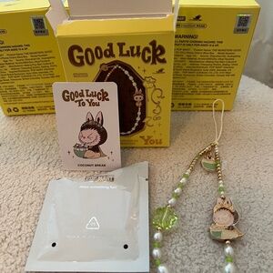 Popmart Labubu Good luck to you phone charms